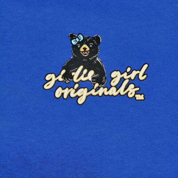 Girlie Girl Originals SS Blue Tee "Into The Wild" - Size Medium - Picture 3 of 5